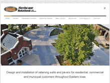 Tablet Screenshot of hardscapesolutions.net